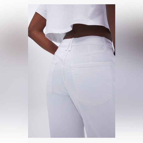 Good American Good 90’s White Jeans (size 10) - Picture 10 of 15